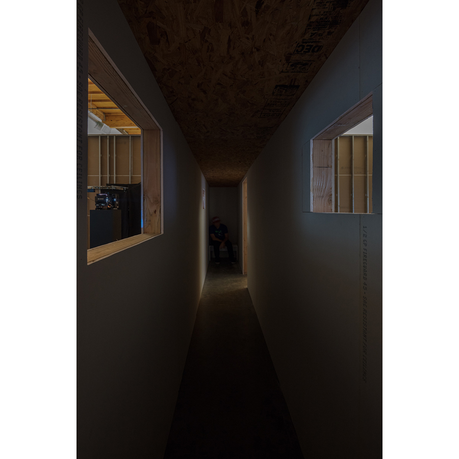 Installation view
Vokzal
2016
16mm film
Duration: 60 minutes

Photo: Fredrik Nilsen Studio.