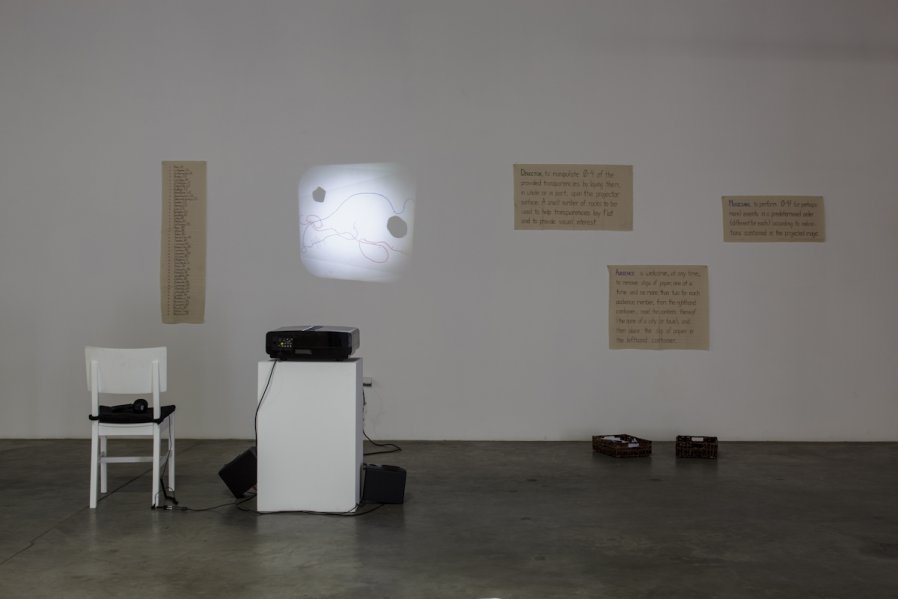 Projections on Elevation Tunes
1967/2012 
Installation View
Photo: Fredrik Nilsen