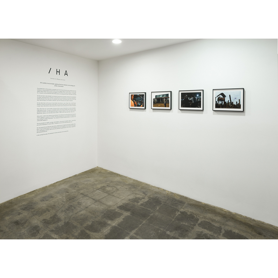 Institute for Human Activities: A Capital Accumulation Program
Installation View
2014
Photo: Fredrik Nilsen