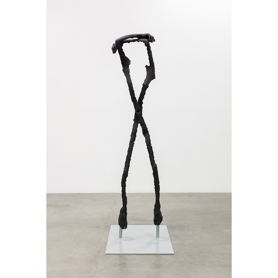 Naotaka Hiro
Tool (Crossed Arm above Head)
2016
Bronze, Steel stand, Graphite
Edition 1 of 2