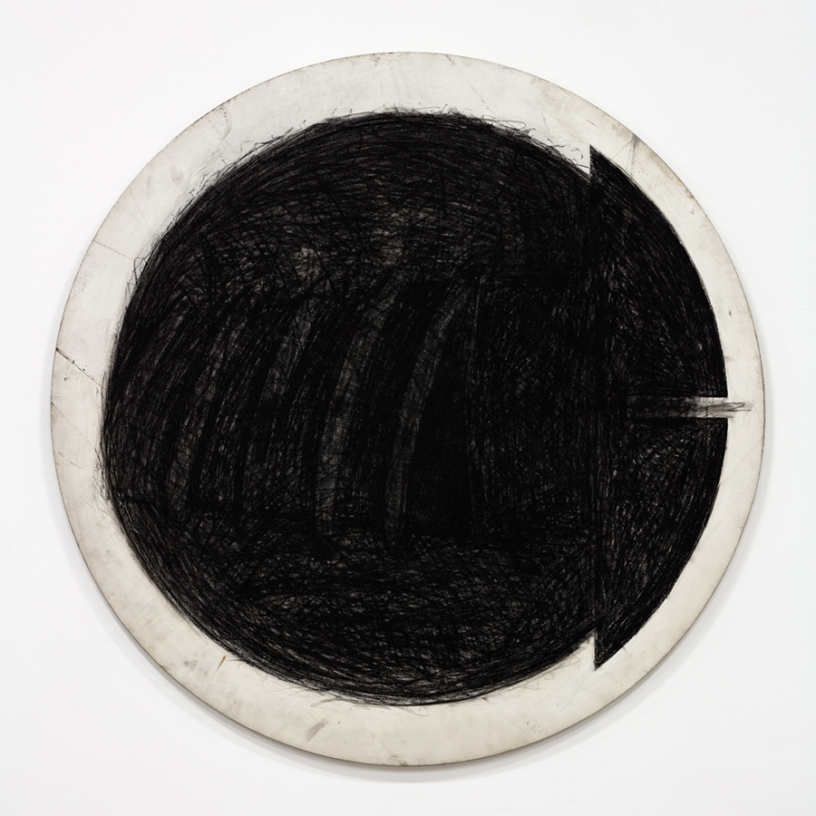 Judith Bernstein
Circle Screw, 1970
Graphite on canvas
Diameter: 48 inches