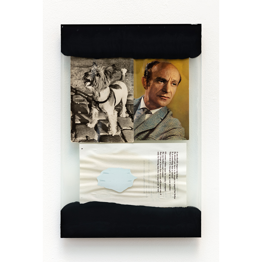 The Walk
2017
Mixed media: assorted print ephemera, glass sheets, enamel paint, black primer, adhesive, silicone caulk.
13 3/4 x 9 inches

Photo: Fredrik Nilsen Studio.
