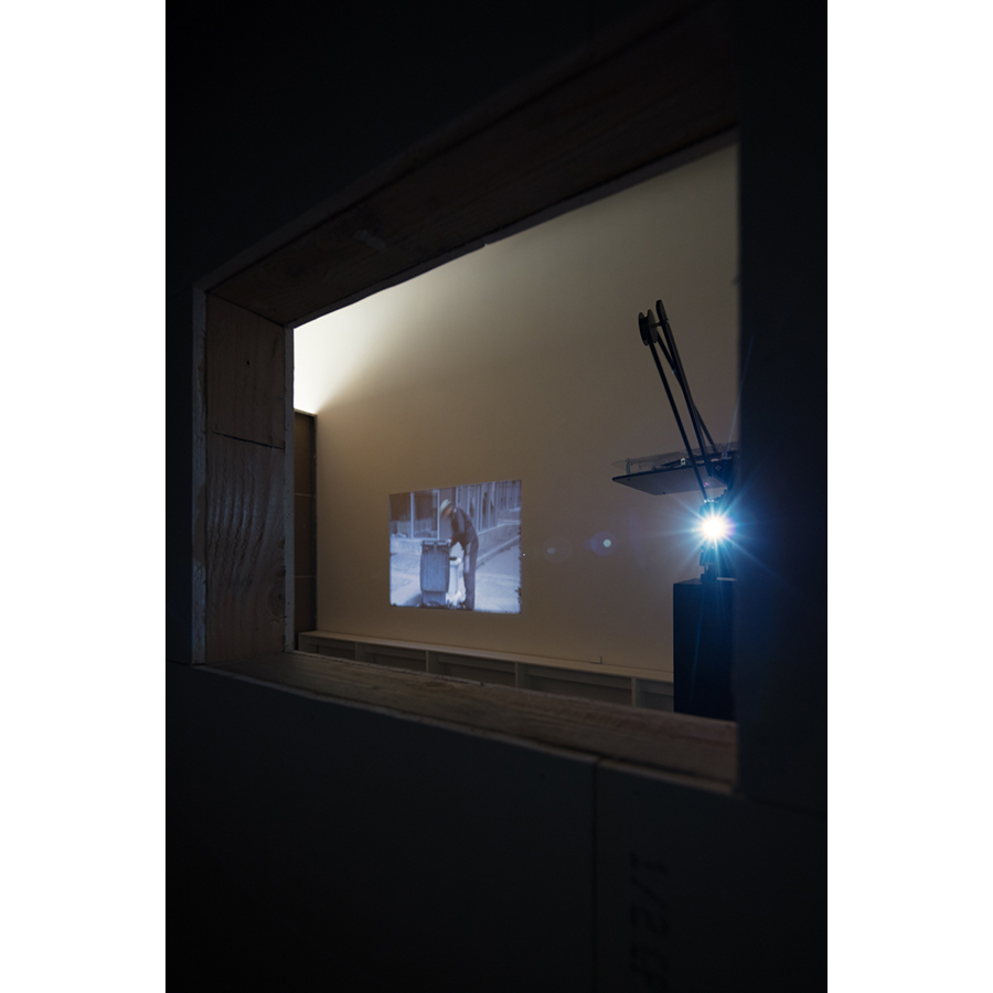 Installation view
Vokzal
2016
16mm film
Duration: 60 minutes

Photo: Fredrik Nilsen Studio.