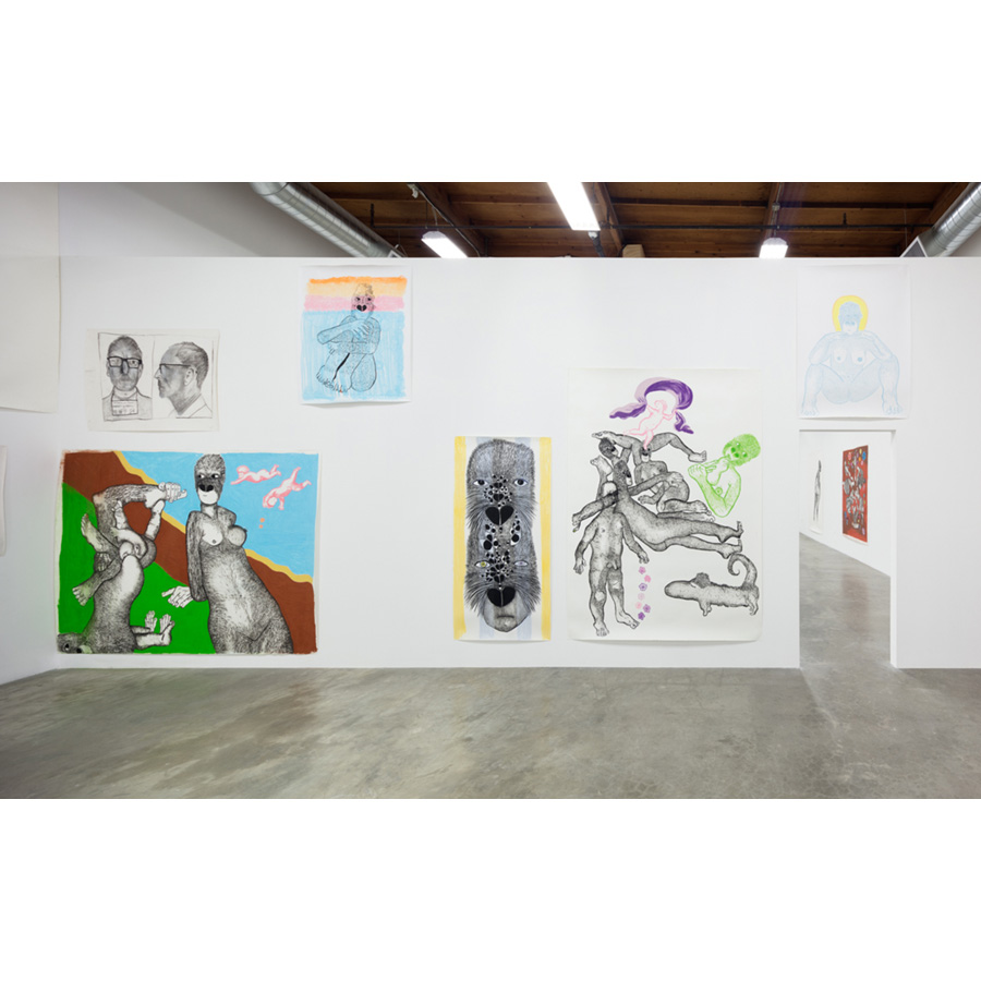 Benjamin Weissman
We Never Kissed exhibition view
The Box LA, 2017.