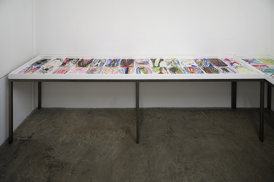 Naotaka Hiro 'Armor' installation view, The Box LA, 2021. Photo by Fredrik Nilsen Studio.