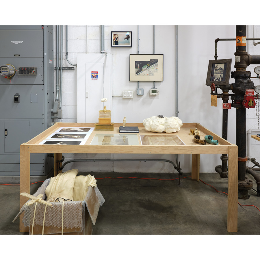 Installation view of