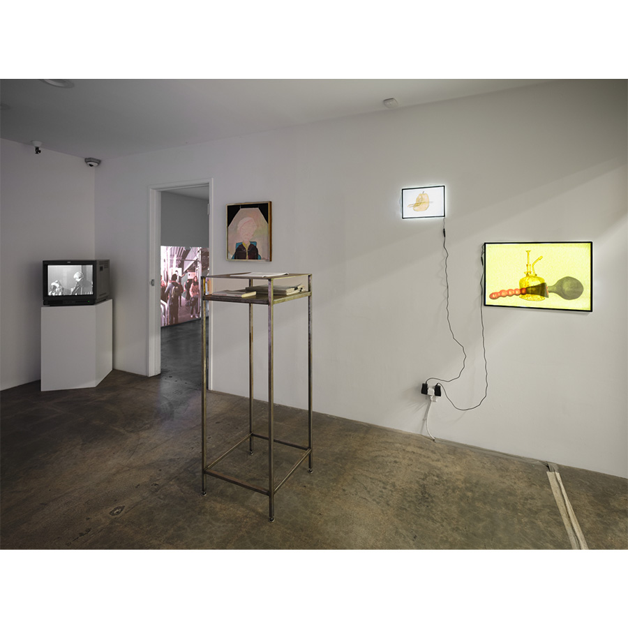 Installation view of