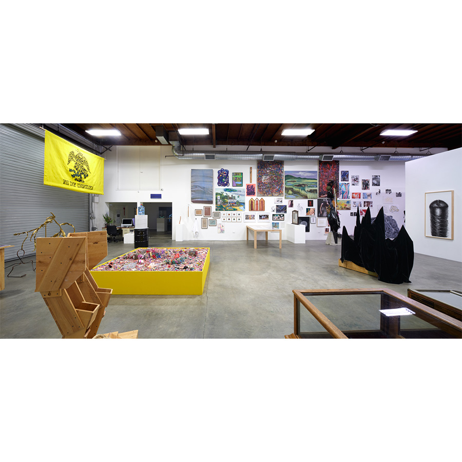 Installation view of