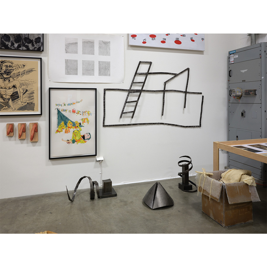 Installation view of