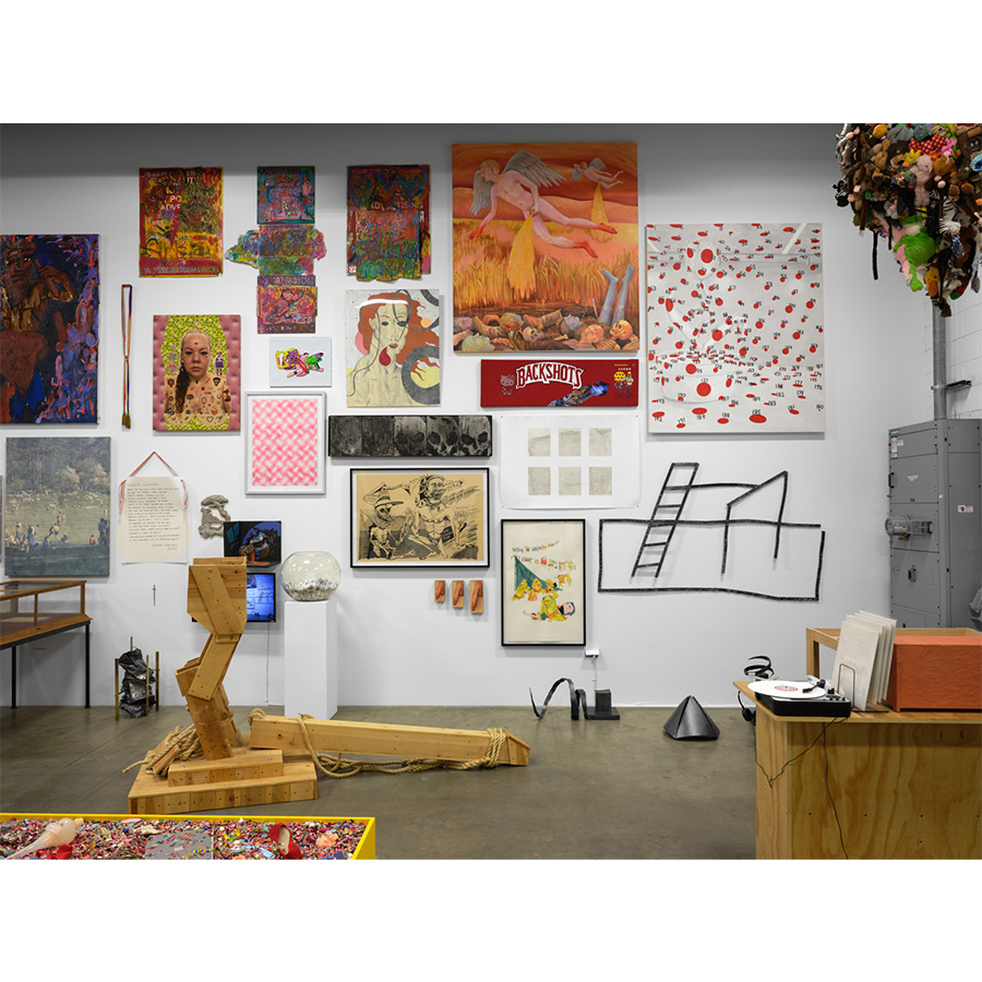 Installation view of