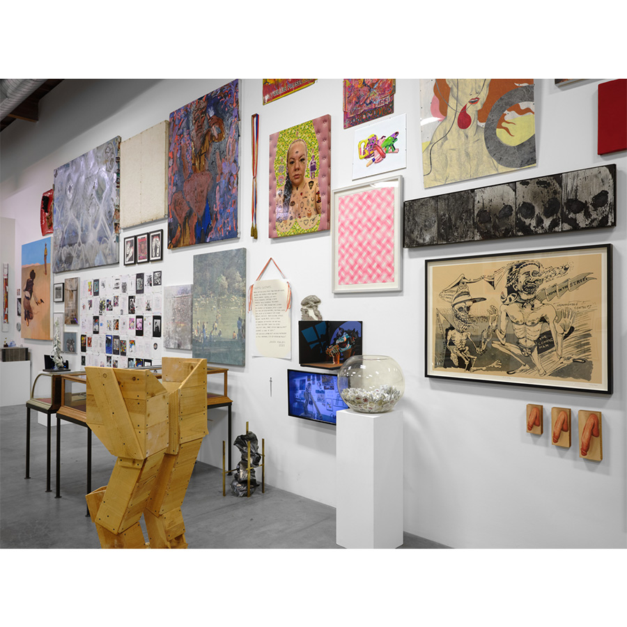 Installation view of