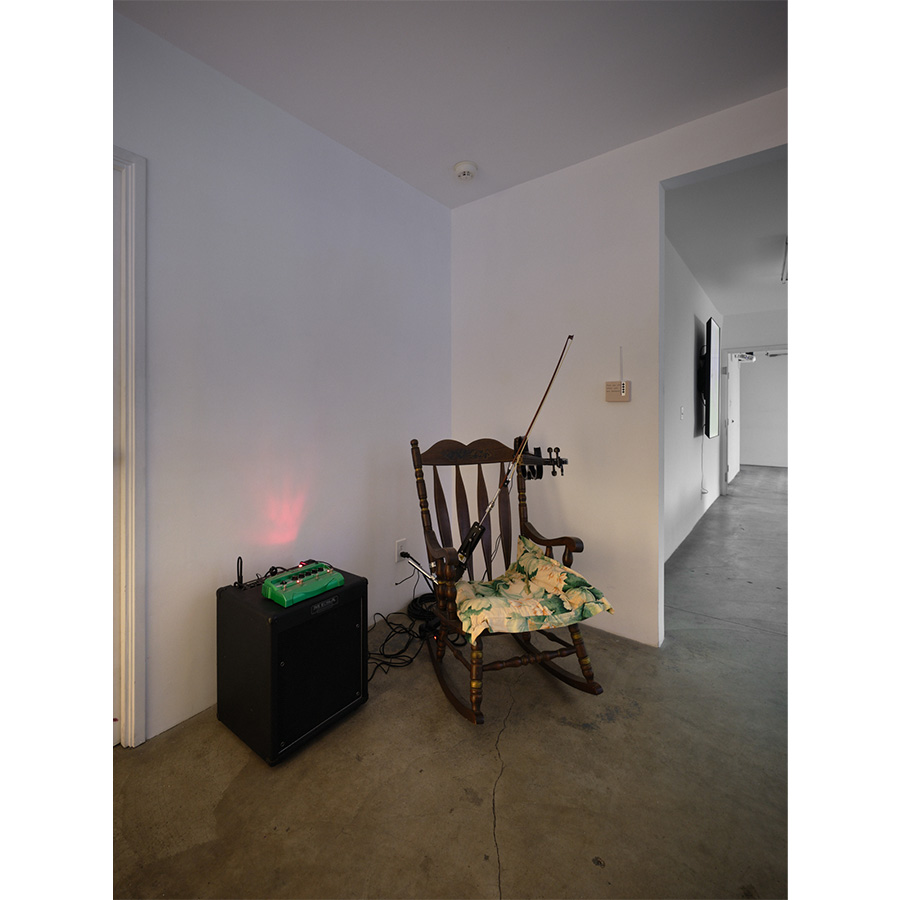 Installation view of