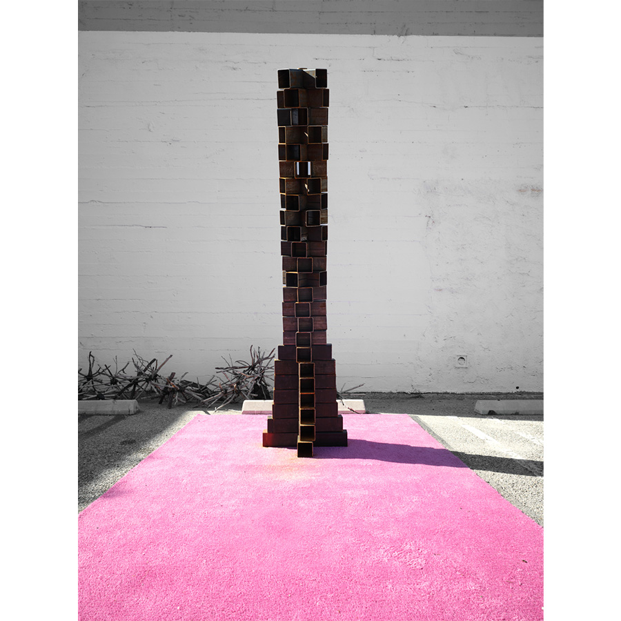 Installation view of