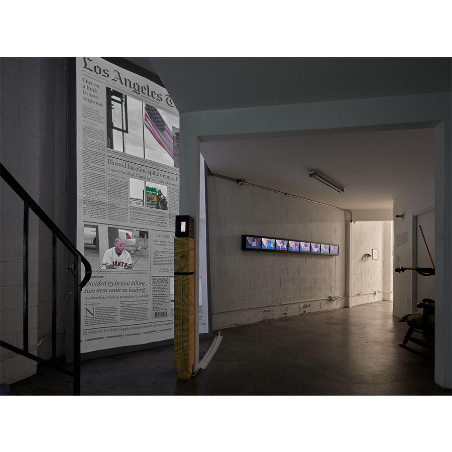 Installation view of