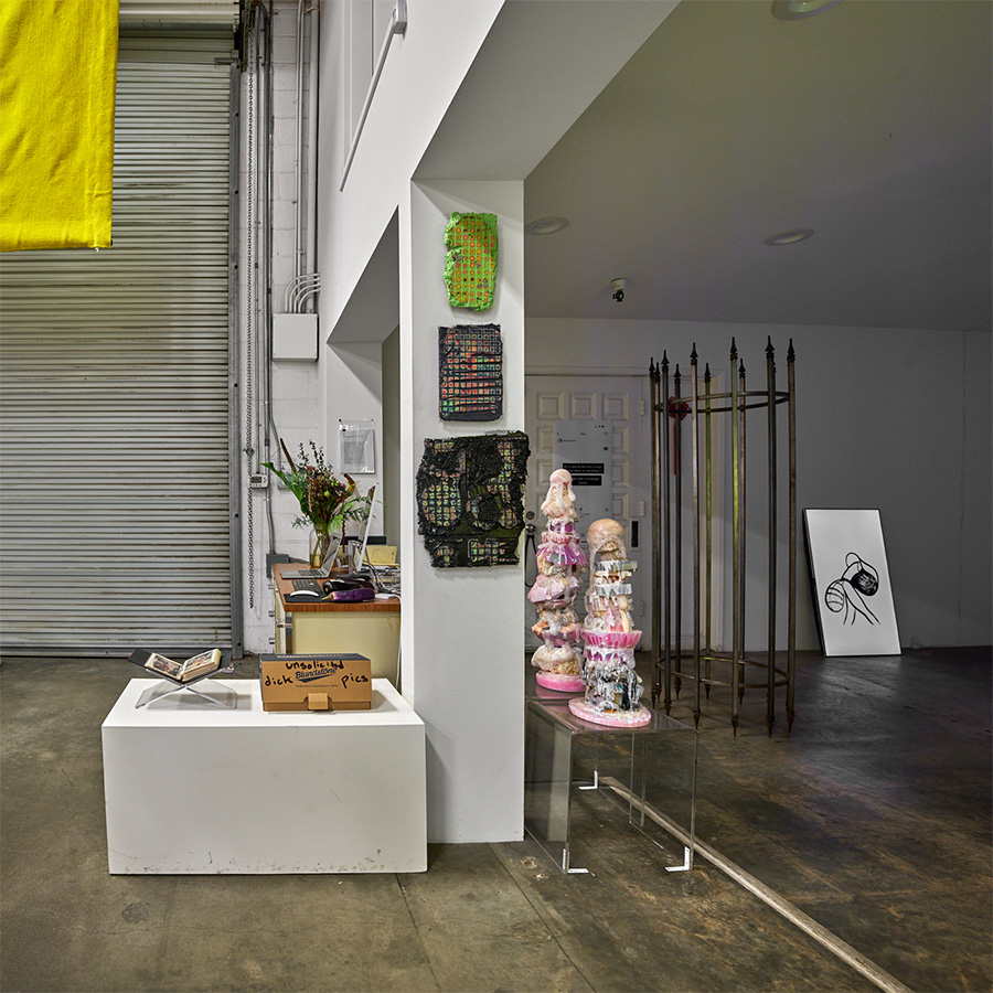 Installation view of