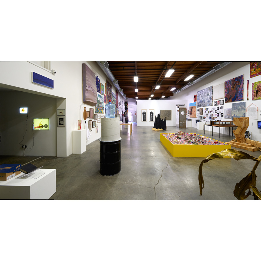 Installation view of