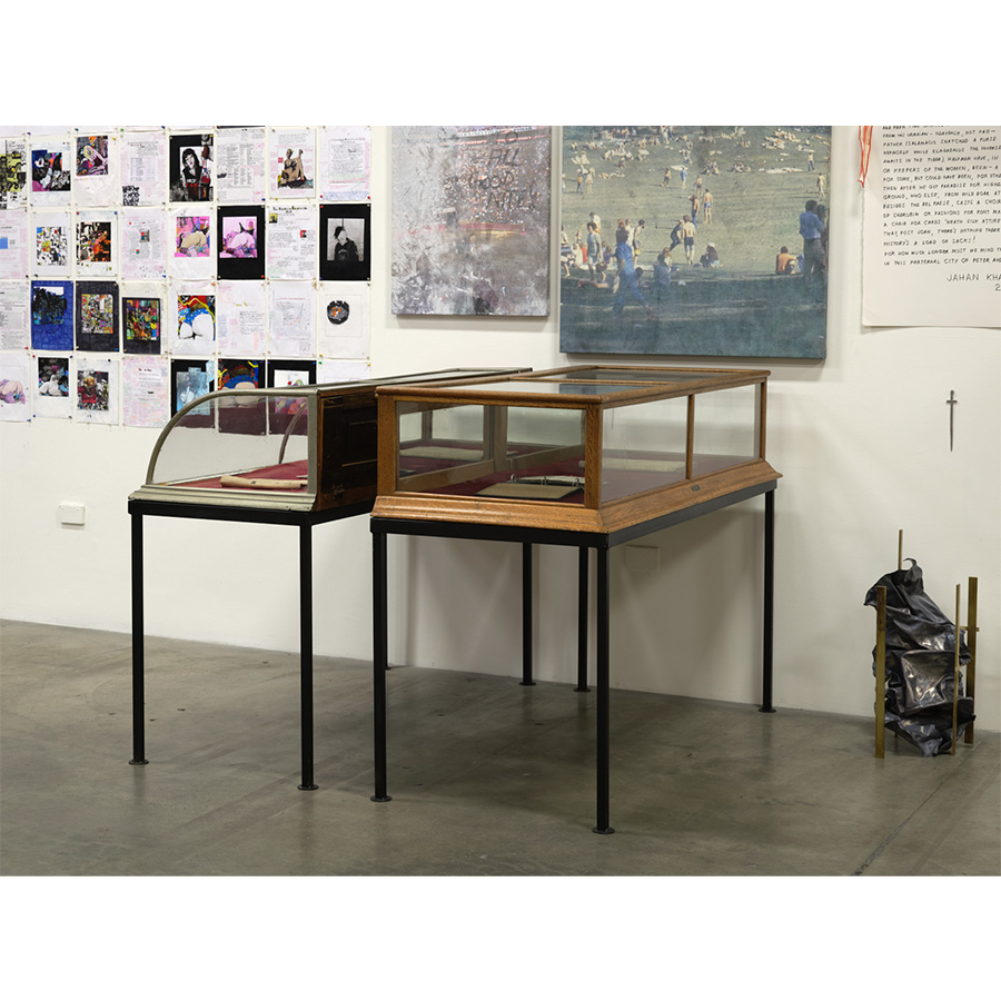 Installation view of