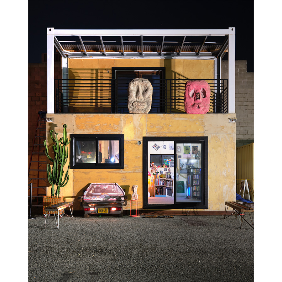 Installation view of