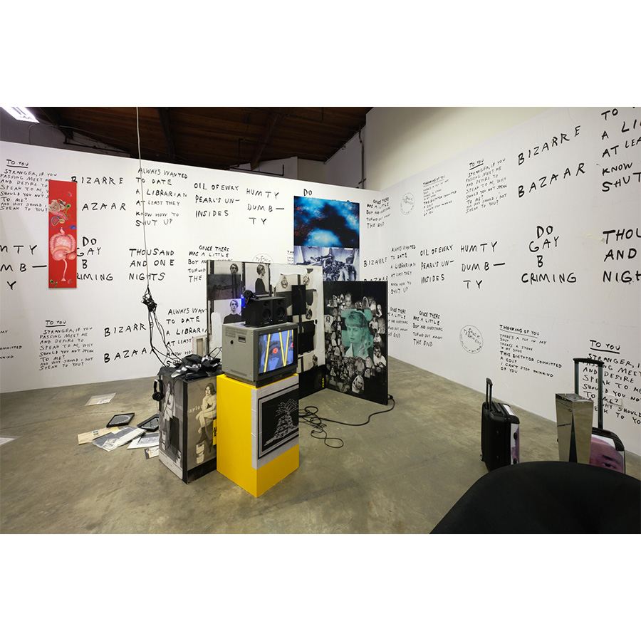 Installation view of