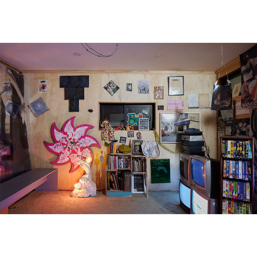 Installation view of