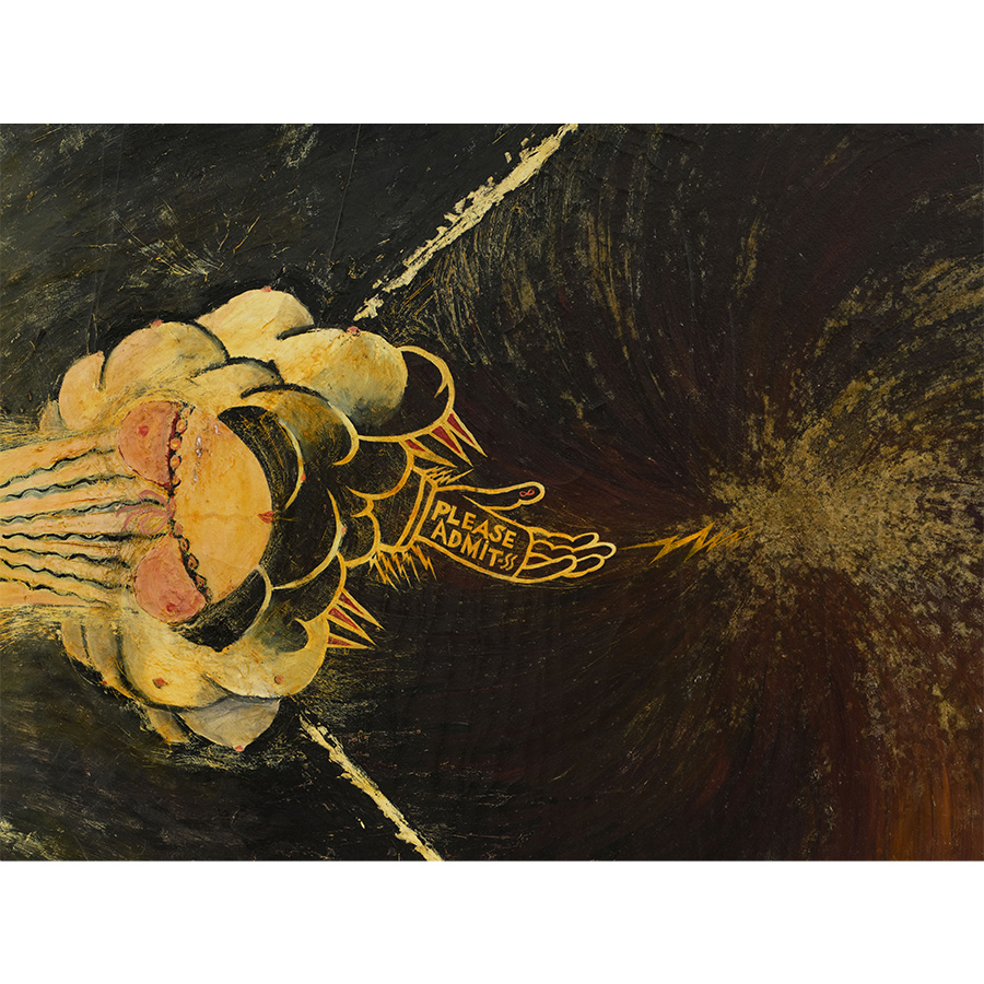 Detail shot of Your Cliterin Geometry/The Artist's Life/Skids SS, 1979-80. Photo: Paul Salveson.