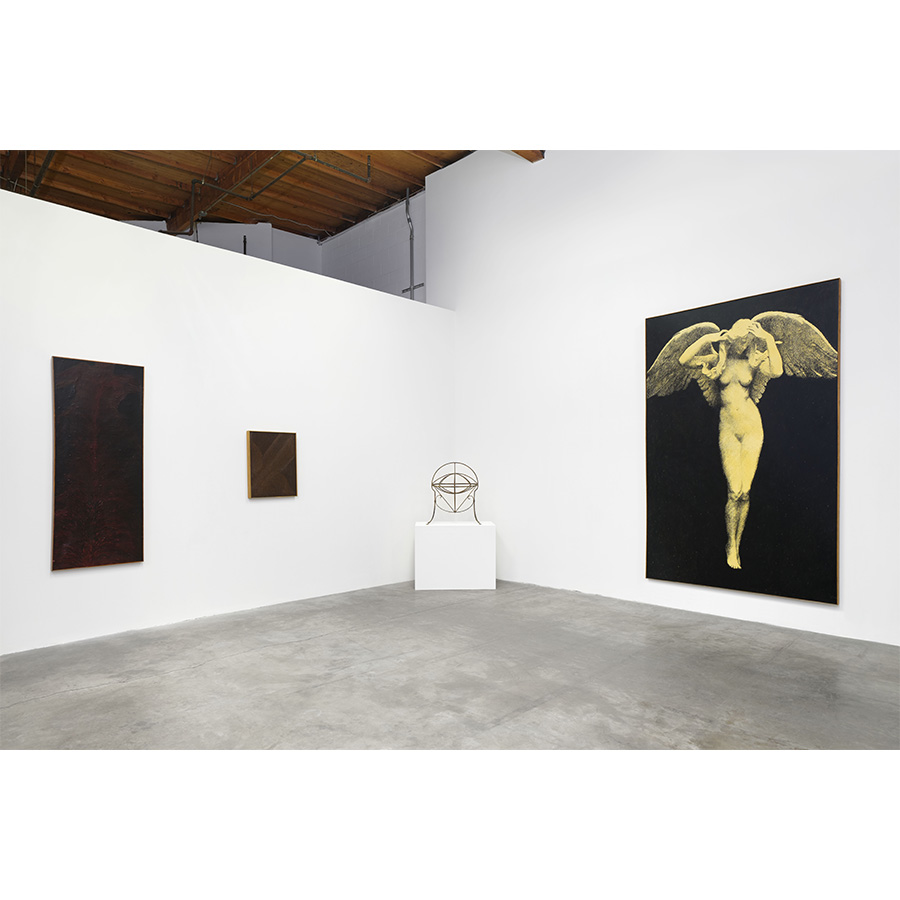 Installation view of Wally Hedrick: SEX POLITICS RELIGION at The Box LA, 2026. Photo: Paul Salveson. 